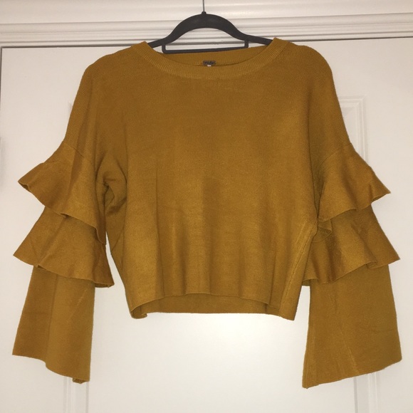 Poof! Sweaters - Long Sleeve Ruffle Sweater